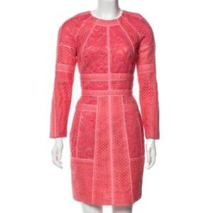 J. Mendel floral lace dress